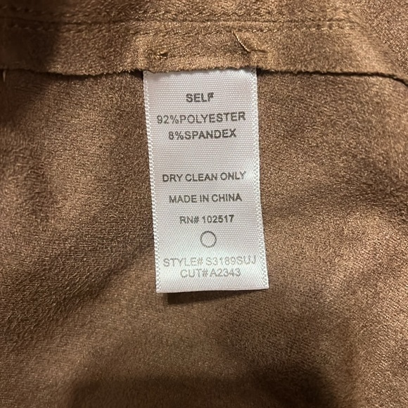 Long Suede Skirt - Picture 6 of 6